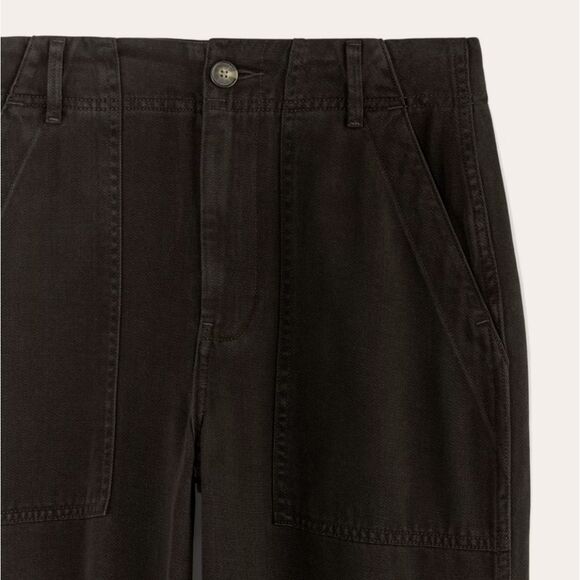 Everlane The Utility Pant In Buttersoft Black Size 6 - Picture 12 of 13